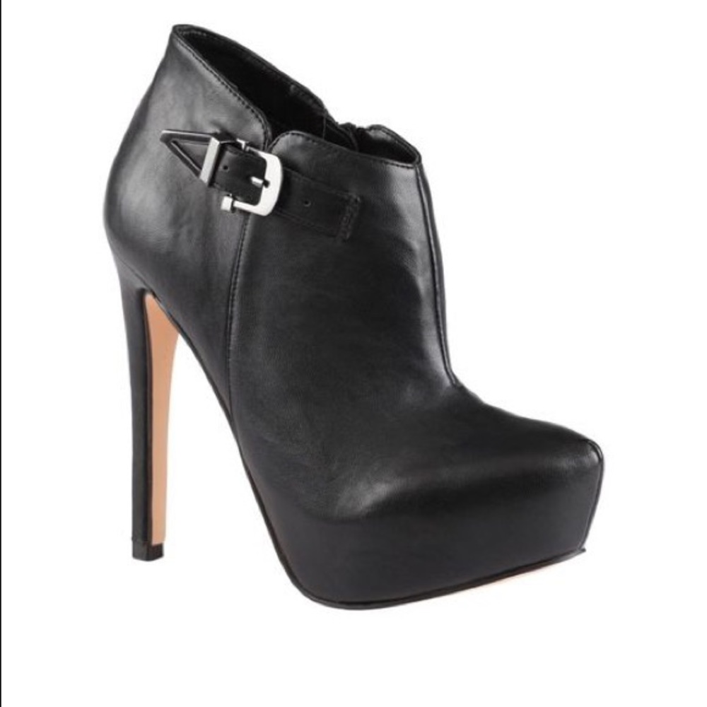 Aldo Klarysa Black Ankle Booties